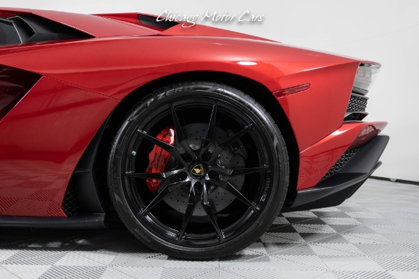 Used 2018 Lamborghini Aventador S FULL PPF ROSSO BIA FINISH SENSONUM SOUND for sale Sold at Chicago Motor Cars in West Chicago IL 60185 4