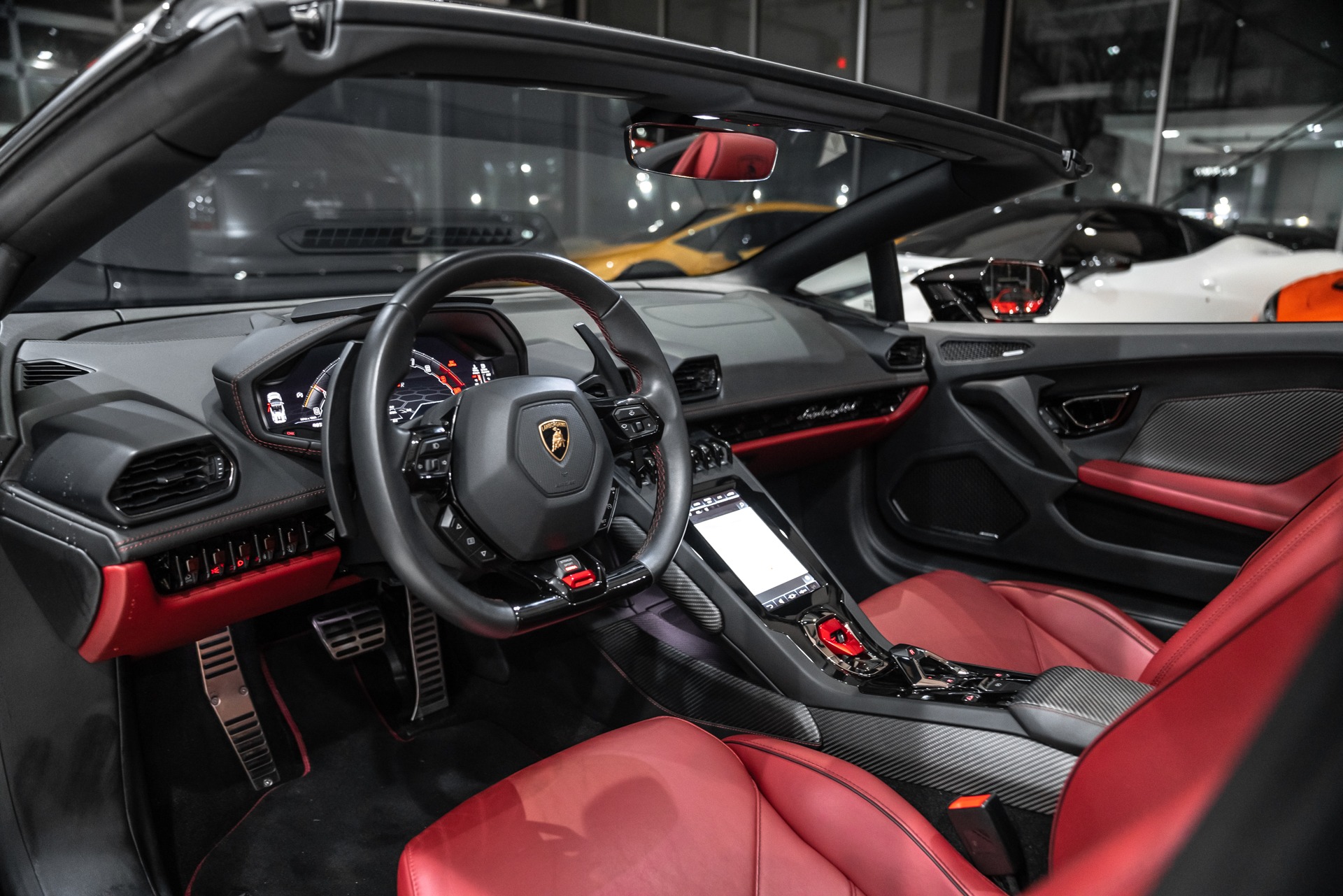 Used-2020-Lamborghini-Huracan-LP640-4-EVO-Spyder-AD-Personam-Paint-Carbon-Skin-Pkg-Front-Lift-FULL-PPF