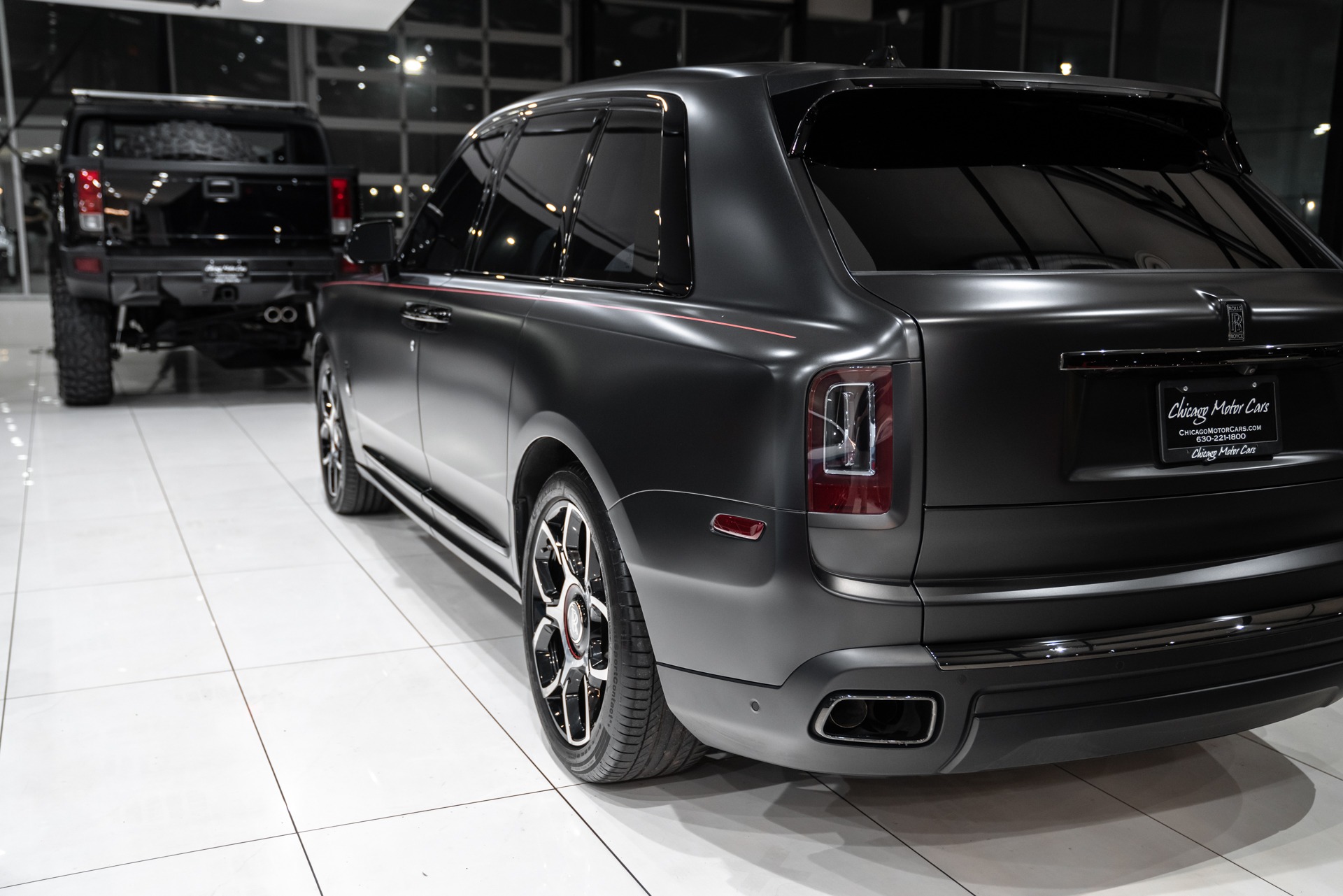 Used-2021-Rolls-Royce-Cullinan-Black-Badge-V12-AWD-Bespoke-Interior-Shooting-Star-Huge-MSRP