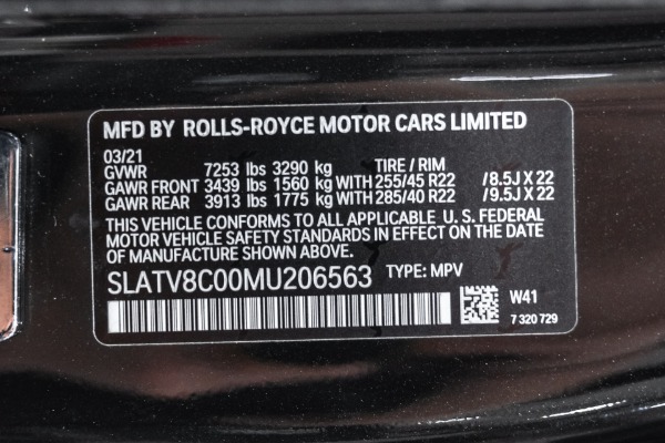 Used-2021-Rolls-Royce-Cullinan-Black-Badge-V12-AWD-Bespoke-Interior-Shooting-Star-Huge-MSRP