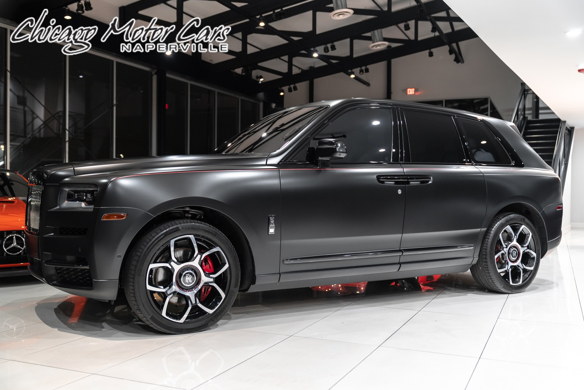Used 2021 Rolls-Royce Cullinan Black Badge V12 AWD! Bespoke Interior! Shooting Star! Huge MSRP! for sale Sold at Chicago Motor Cars in West Chicago IL 60185 1