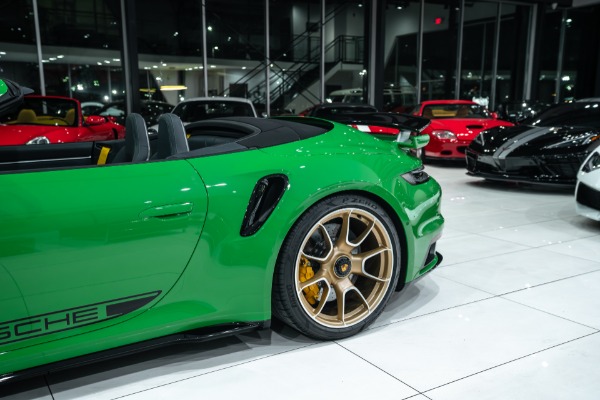 Used-2022-Porsche-911-Turbo-S-Convertible-Python-Green-RARE-Aero-Kit-Sport-Exhaust-FULL-PPF