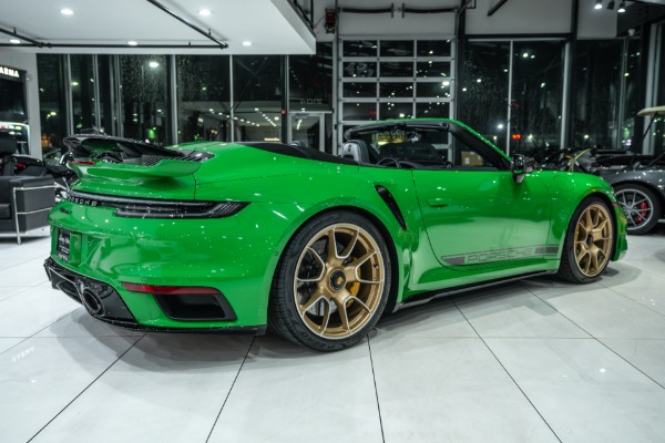 Used 2022 Porsche 911 Turbo S Convertible Python Green! RARE Aero Kit! Sport Exhaust! FULL PPF for sale Sold at Chicago Motor Cars in West Chicago IL 60185 5
