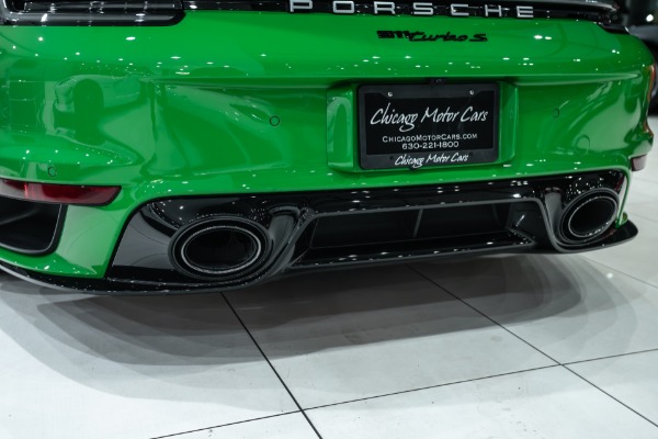 Used-2022-Porsche-911-Turbo-S-Convertible-Python-Green-RARE-Aero-Kit-Sport-Exhaust-FULL-PPF