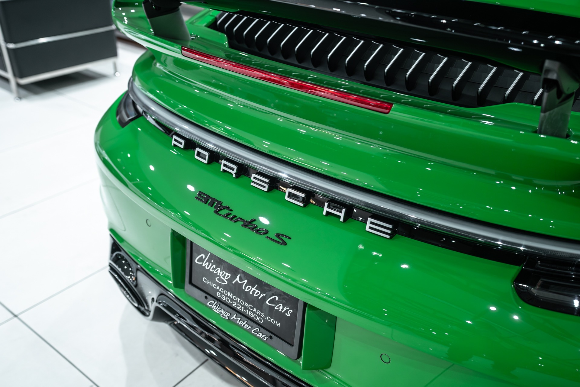 Used-2022-Porsche-911-Turbo-S-Convertible-Python-Green-RARE-Aero-Kit-Sport-Exhaust-FULL-PPF