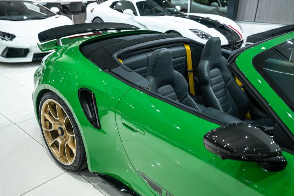 Used-2022-Porsche-911-Turbo-S-Convertible-Python-Green-RARE-Aero-Kit-Sport-Exhaust-FULL-PPF