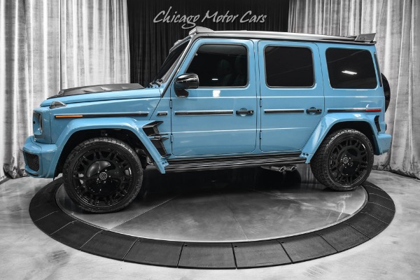 Used 2022 Mercedes-Benz G63 AMG 4Matic SUV G Manufaktur China Blue! Brabus Widebody! for sale Sold at Chicago Motor Cars in West Chicago IL 60185 1