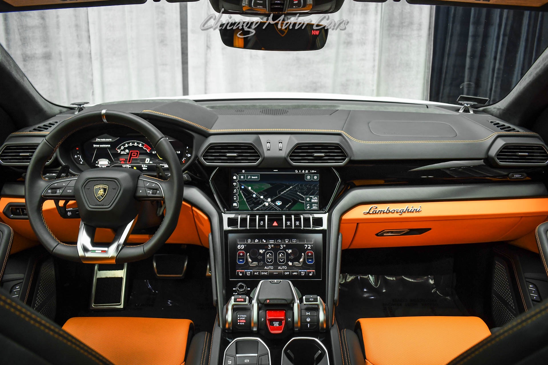 Used-2022-Lamborghini-Urus-SUV-LOADED-Hot-Color-Combo-B-O-3D-Audio-Parking-Assistance-Pkg