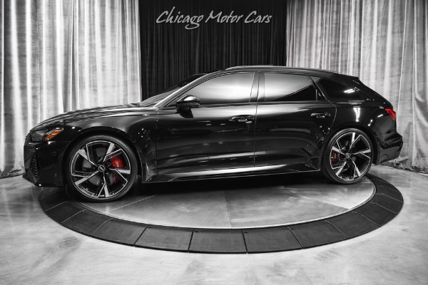 Used 2022 Audi RS6 Avant 4.0T Quattro Avant Wagon Executive Pkg! Black Optic Pkg! ONLY 9k Miles! for sale Sold at Chicago Motor Cars in West Chicago IL 60185 1