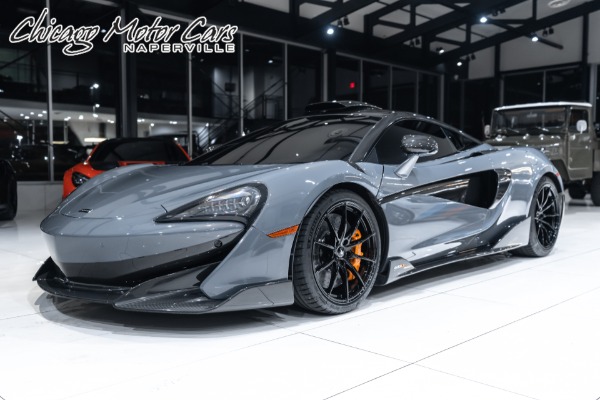 Used 2019 McLaren 600LT Clubsport Pack PRO Carbon Fiber Roof Scoop Senna Seats Loaded for sale Sold at Chicago Motor Cars in West Chicago IL 60185 1