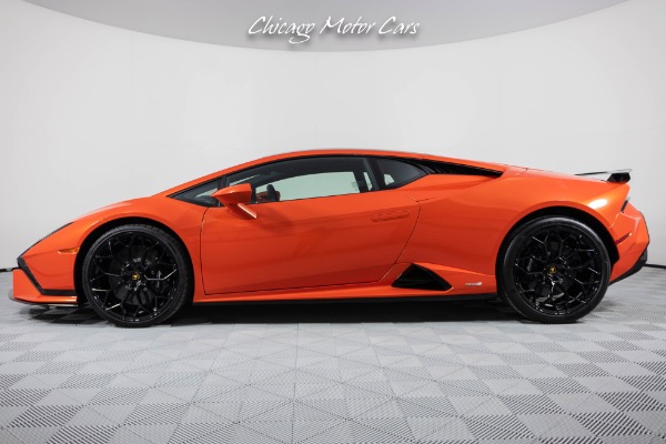 Used 2023 Lamborghini Huracan TECNICA!! RARE ARANCIO XANTO FINISH! Q-TETTO+UPPER HOOD for sale Sold at Chicago Motor Cars in West Chicago IL 60185 2