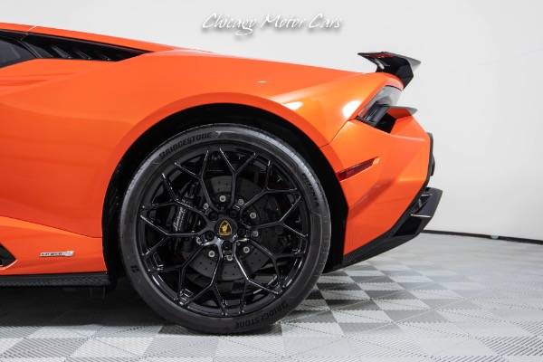 Used 2023 Lamborghini Huracan TECNICA!! RARE ARANCIO XANTO FINISH! Q-TETTO+UPPER HOOD for sale Sold at Chicago Motor Cars in West Chicago IL 60185 4