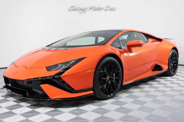Used 2023 Lamborghini Huracan TECNICA!! RARE ARANCIO XANTO FINISH! Q-TETTO+UPPER HOOD for sale Sold at Chicago Motor Cars in West Chicago IL 60185 5