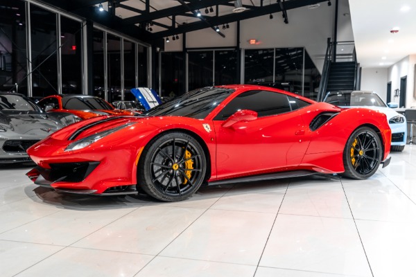 Used 2020 Ferrari 488 Pista Coupe LOW Miles! FULL PPF! Two-Tone Stripe! Carbon Racing Seats! for sale Sold at Chicago Motor Cars in West Chicago IL 60185 2