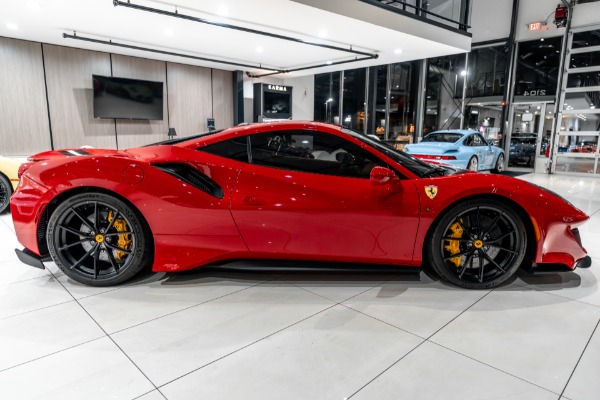 Used-2020-Ferrari-488-Pista-Coupe-LOW-Miles-FULL-PPF-Two-Tone-Stripe-Carbon-Racing-Seats