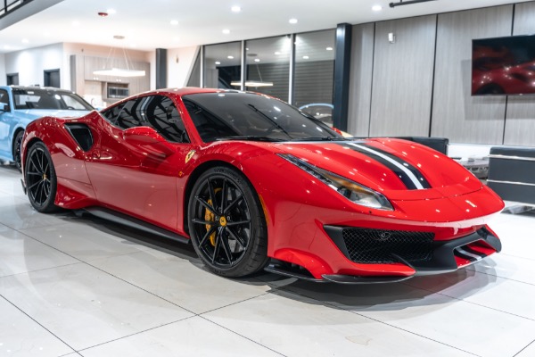 Used 2020 Ferrari 488 Pista Coupe LOW Miles! FULL PPF! Two-Tone Stripe! Carbon Racing Seats! for sale Sold at Chicago Motor Cars in West Chicago IL 60185 6
