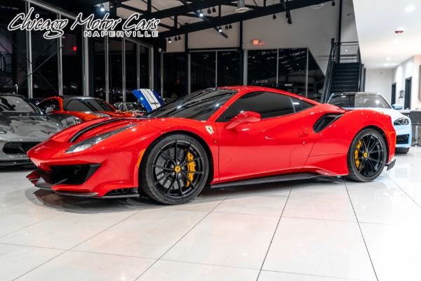 Used 2020 Ferrari 488 Pista Coupe LOW Miles! FULL PPF! Two-Tone Stripe! Carbon Racing Seats! for sale Sold at Chicago Motor Cars in West Chicago IL 60185 1