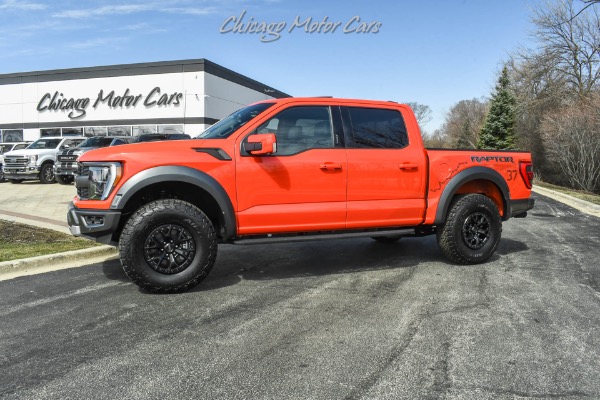 Used 2023 FORD F-150 Raptor 37 PERFORMANCE PACK! PANORAMIC ROOF! CODE ORANGE! for sale Sold at Chicago Motor Cars in West Chicago IL 60185 1