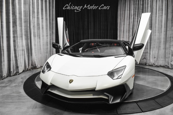Used 2016 Lamborghini Aventador LP750-4 SV Roadster Factory Matte Paint! TONS of Carbon! Serviced! LOADED! for sale Sold at Chicago Motor Cars in West Chicago IL 60185 2