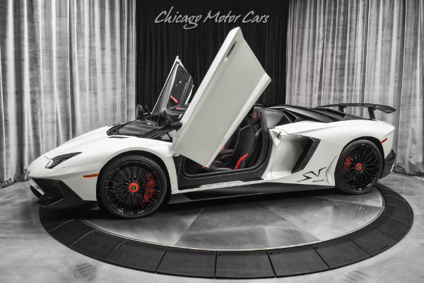Used 2016 Lamborghini Aventador LP750-4 SV Roadster Factory Matte Paint! TONS of Carbon! Serviced! LOADED! for sale Sold at Chicago Motor Cars in West Chicago IL 60185 1