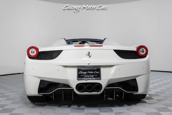 Used-2015-Ferrari-458-Spider-Convertible-1of1-Spec-Full-Carbon-Fiber-Interior-Blue-Seats