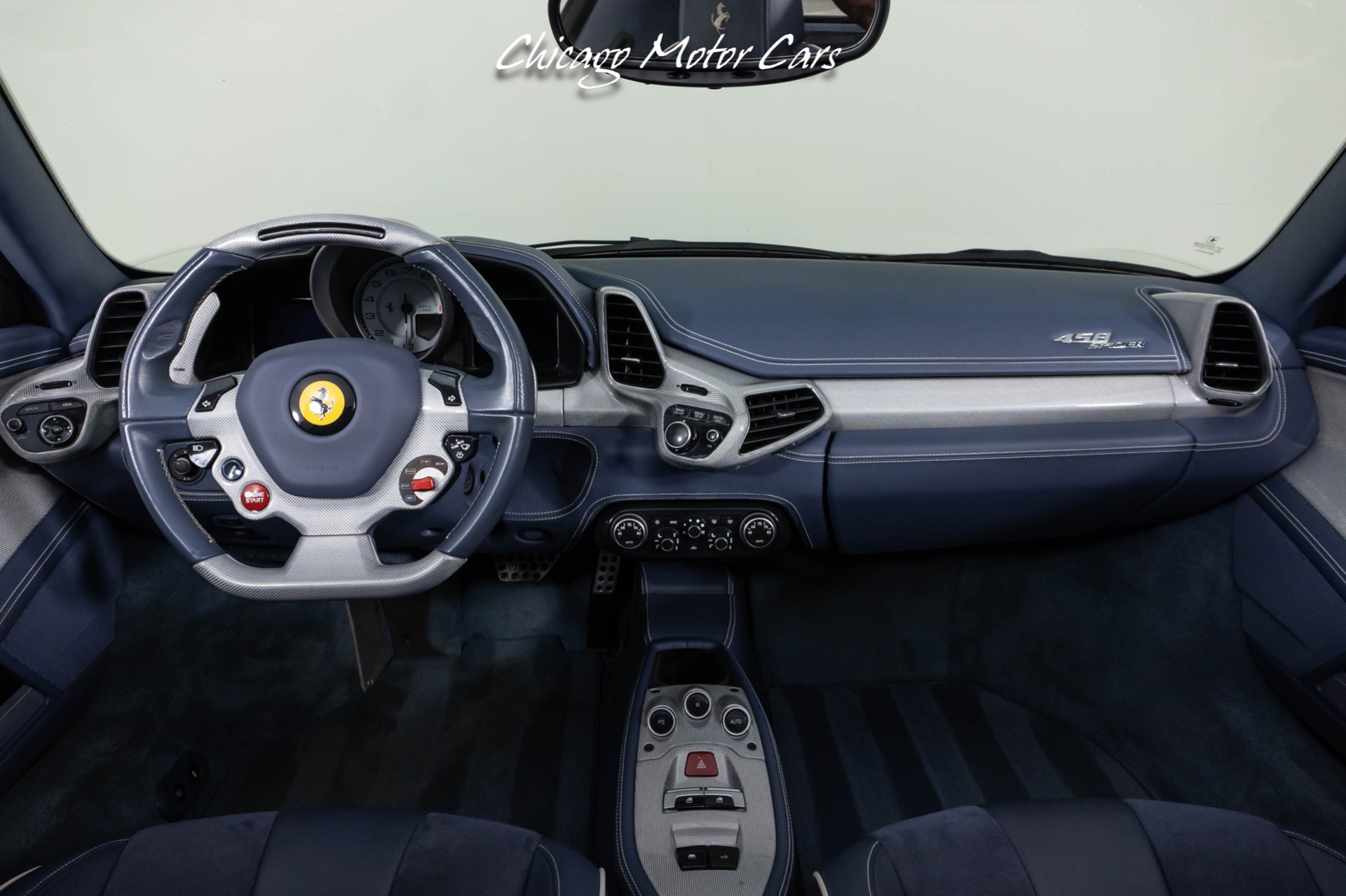 Used-2015-Ferrari-458-Spider-Convertible-1of1-Spec-Full-Carbon-Fiber-Interior-Blue-Seats