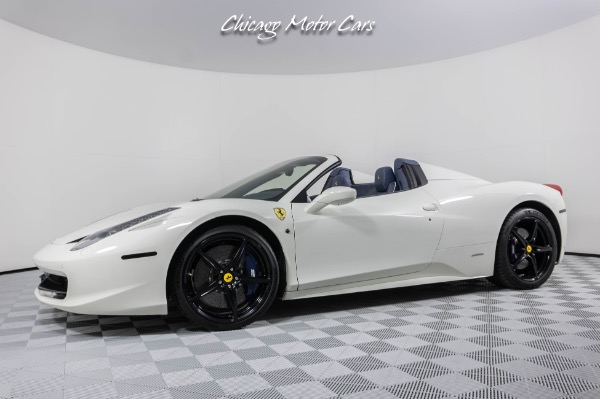 Used-2015-Ferrari-458-Spider-Convertible-1of1-Spec-Full-Carbon-Fiber-Interior-Blue-Seats