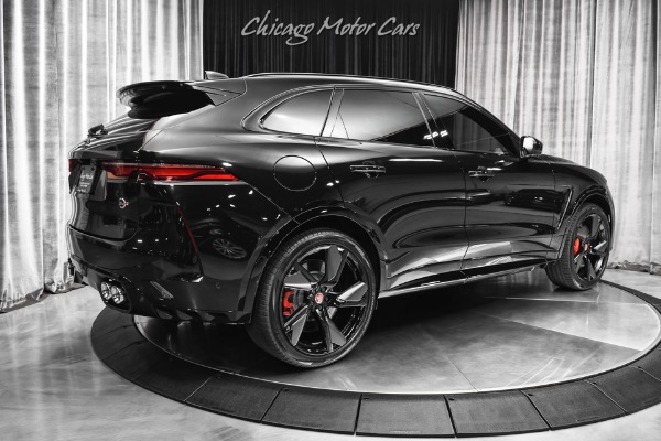 Used 2023 Jaguar F-PACE SVR 22 Inch Wheels Carbon Fiber Triple Black 542HP Panoramic Roof Loaded for sale Sold at Chicago Motor Cars in West Chicago IL 60185 5