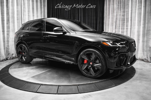 Used 2023 Jaguar F-PACE SVR 22 Inch Wheels Carbon Fiber Triple Black 542HP Panoramic Roof Loaded for sale Sold at Chicago Motor Cars in West Chicago IL 60185 6