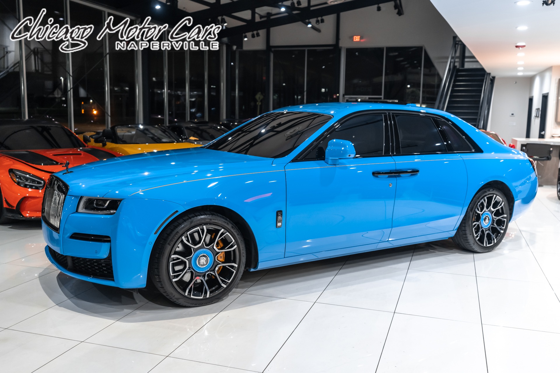 Used 2022 Rolls-Royce Ghost Black Badge Galileo Blue! Bespoke Interior!  Original MSRP $487k+ LOADED For Sale ($499,800)