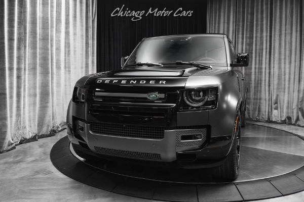 Used 2023 Land Rover Defender 110 V8 Carpathian Edition 8k Miles Factory Matte Paint Loaded 518HP RARE for sale Sold at Chicago Motor Cars in West Chicago IL 60185 2