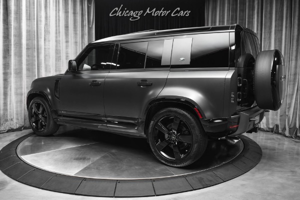 Used 2023 Land Rover Defender 110 V8 Carpathian Edition 8k Miles Factory Matte Paint Loaded 518HP RARE for sale Sold at Chicago Motor Cars in West Chicago IL 60185 3