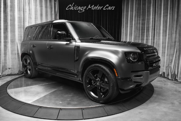 Used 2023 Land Rover Defender 110 V8 Carpathian Edition 8k Miles Factory Matte Paint Loaded 518HP RARE for sale Sold at Chicago Motor Cars in West Chicago IL 60185 6