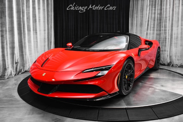 Used 2021 Ferrari SF90 Stradale Assetto Fiorano Pkg Coupe TONS of Carbon MSRP $650k+ NEW + Upgrades! for sale Sold at Chicago Motor Cars in West Chicago IL 60185 2