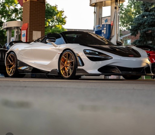 Used 2020 McLaren 720S Spider Performance $367,540+ MSRP Titanium Exhaust Vossen Wheels Tons of Carbon for sale Sold at Chicago Motor Cars in West Chicago IL 60185 1