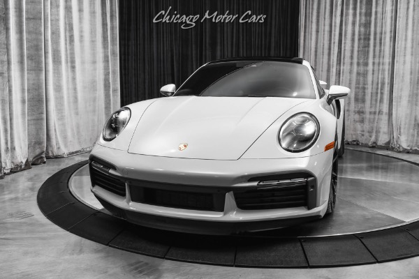 Used 2022 Porsche 911 Turbo S Coupe Full Bucket Seats! HRE Wheels! Chalk! Deviated Stitching! for sale Sold at Chicago Motor Cars in West Chicago IL 60185 2