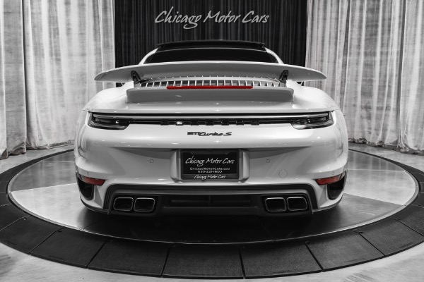 Used 2022 Porsche 911 Turbo S Coupe Full Bucket Seats! HRE Wheels! Chalk! Deviated Stitching! for sale Sold at Chicago Motor Cars in West Chicago IL 60185 4