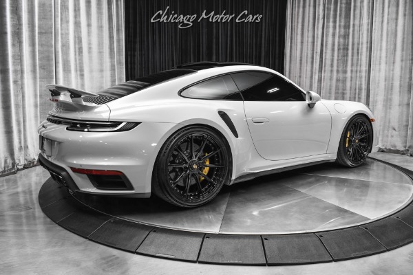 Used 2022 Porsche 911 Turbo S Coupe Full Bucket Seats! HRE Wheels! Chalk! Deviated Stitching! for sale Sold at Chicago Motor Cars in West Chicago IL 60185 5