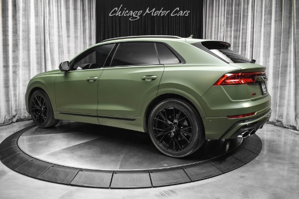 Used 2020 Audi SQ8 4.0T quattro Prestige SUV! Matte Green Wrap! Luxury Pkg! HUGE $102K+ MSRP! for sale Sold at Chicago Motor Cars in West Chicago IL 60185 3
