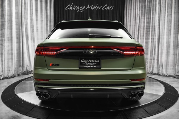 Used 2020 Audi SQ8 4.0T quattro Prestige SUV! Matte Green Wrap! Luxury Pkg! HUGE $102K+ MSRP! for sale Sold at Chicago Motor Cars in West Chicago IL 60185 4