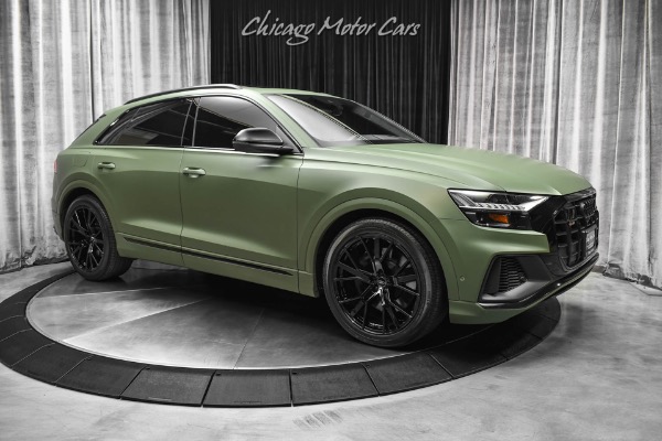 Used 2020 Audi SQ8 4.0T quattro Prestige SUV! Matte Green Wrap! Luxury Pkg! HUGE $102K+ MSRP! for sale Sold at Chicago Motor Cars in West Chicago IL 60185 6
