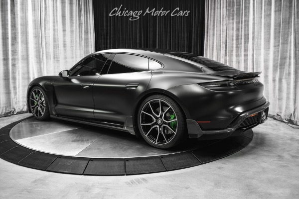 Used 2022 Porsche Taycan Turbo Sedan TechArt Carbon Fiber Package! FULL Body Stealth PPF! LOADED! for sale Sold at Chicago Motor Cars in West Chicago IL 60185 3