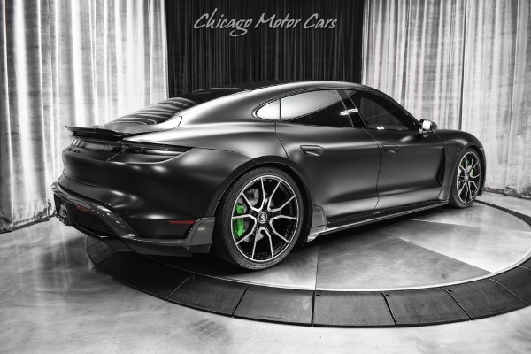 Used 2022 Porsche Taycan Turbo Sedan TechArt Carbon Fiber Package! FULL Body Stealth PPF! LOADED! for sale Sold at Chicago Motor Cars in West Chicago IL 60185 5
