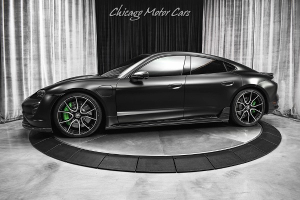 Used 2022 Porsche Taycan Turbo Sedan TechArt Carbon Fiber Package! FULL Body Stealth PPF! LOADED! for sale Sold at Chicago Motor Cars in West Chicago IL 60185 1