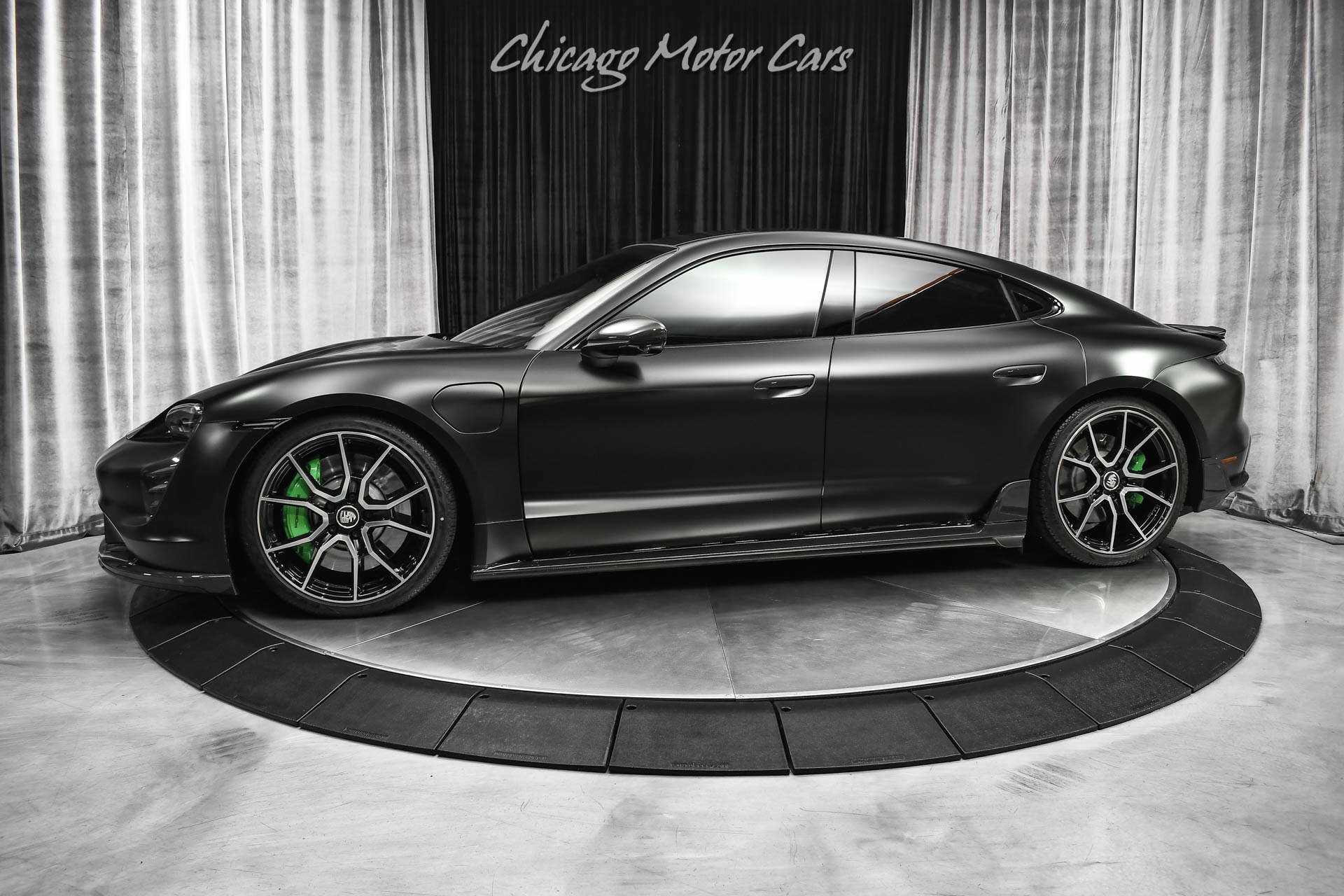 Used 2022 Porsche Taycan Turbo Sedan TechArt Carbon Fiber Package! FULL Body Stealth PPF! LOADED! for sale Sold at Chicago Motor Cars in West Chicago IL 60185 1