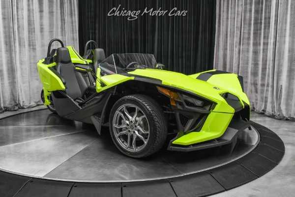 Used 2023 Polaris Slingshot SL AutoDrive Roadster-ONLY 24 MILES!-Neon Lime-Rockford Fosgate Audio for sale Sold at Chicago Motor Cars in West Chicago IL 60185 6