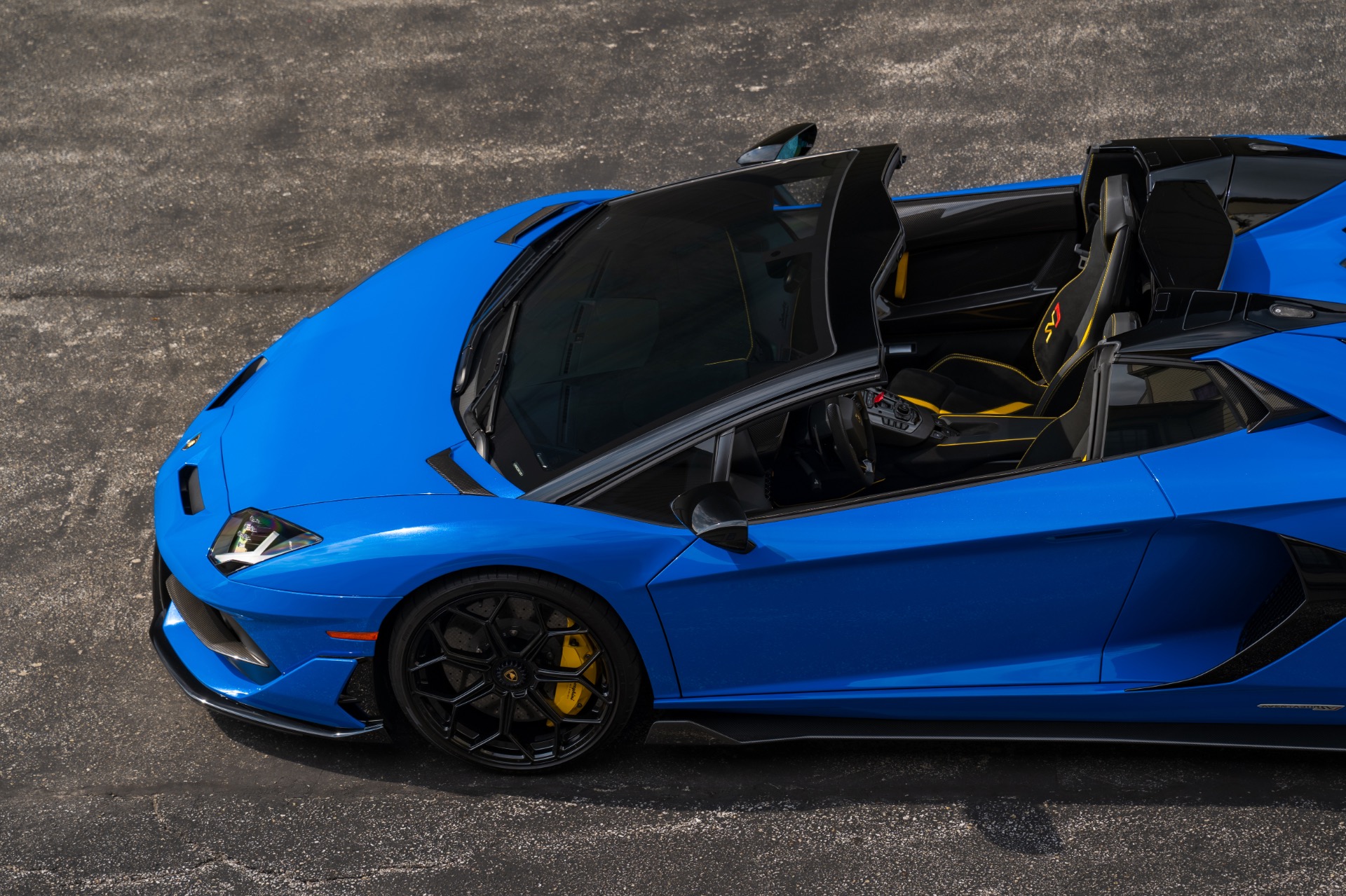 Used 2021 Lamborghini Aventador SVJ LP770-4 Roadster RARE Blu Nila