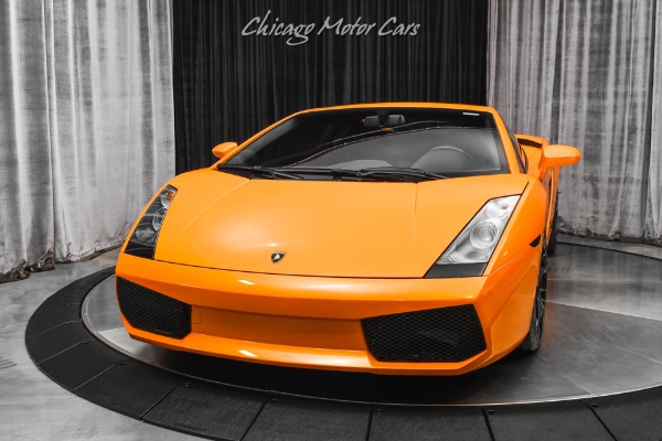 Used-2007-Lamborghini-Gallardo-Coupe-Arancio-Borealis-ONLY-11K-Miles-E-Gear-LOADED-with-Options