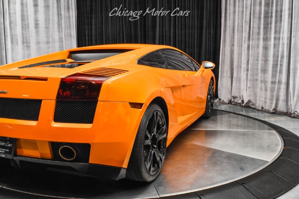 Used-2007-Lamborghini-Gallardo-Coupe-Arancio-Borealis-ONLY-11K-Miles-E-Gear-LOADED-with-Options