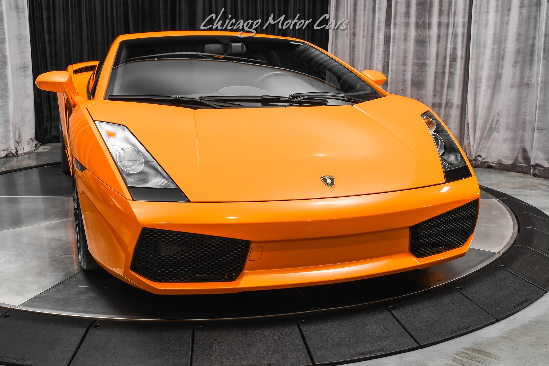 Used-2007-Lamborghini-Gallardo-Coupe-Arancio-Borealis-ONLY-11K-Miles-E-Gear-LOADED-with-Options